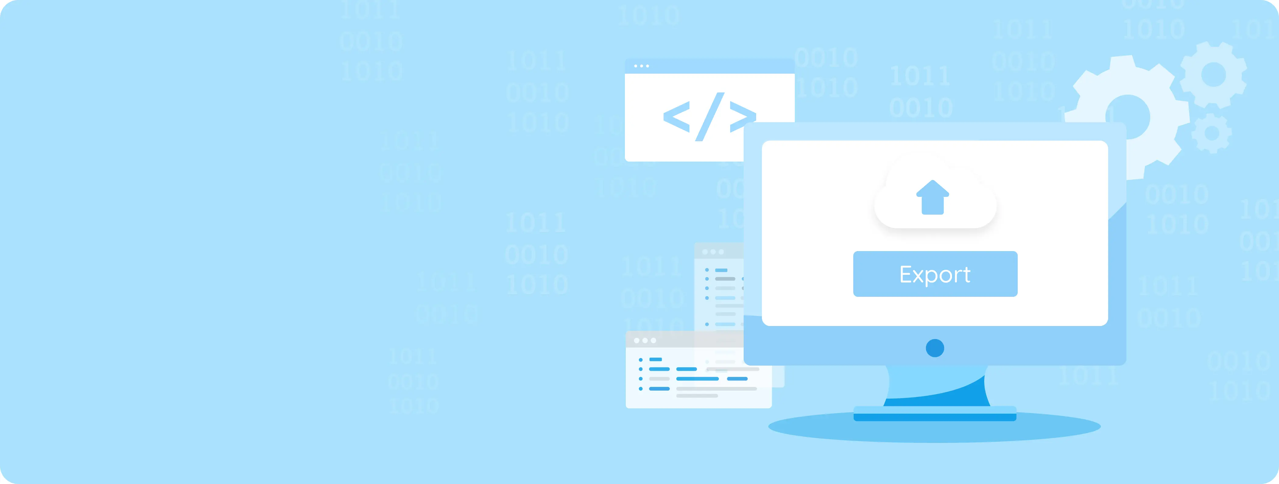 Export data for stakeholders